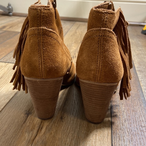 Steve Madden Suede Fringe Booties - Picture 8 of 14